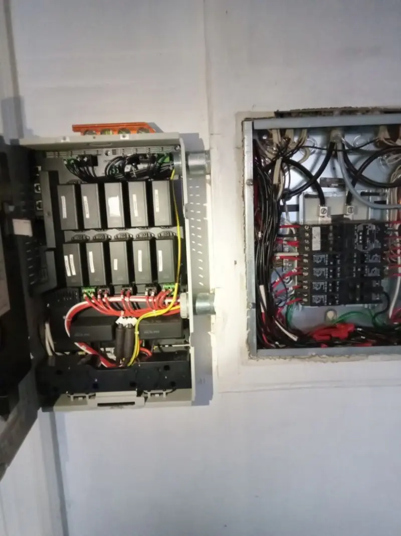 Electrical panel upgrade completed for Security Camera Wiring in South Salt Lake
